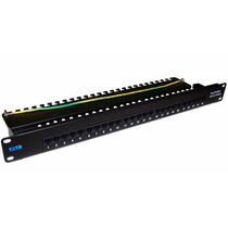 Патч-панель 19" 1U, телефонная, 25 портов, Cat5e, Lanmaster (TWT-PP25TEL45)