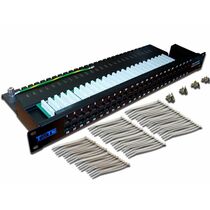Патч-панель 19" 1U, телефонная, 50 портов, Cat5e, Lanmaster (TWT-PP50TEL45)