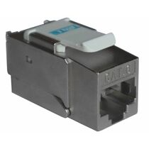 Гнездо вставка RJ-45 (Keystone), STP, Cat6, 90 градусов, Lanmaster, белый (TWT-OK45STP/ 6-WH)