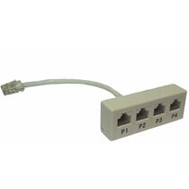 Y-адаптер, 4 параллельных порта RJ-45, Lanmaster (TWT-Y-1P4)