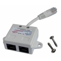 Y-адаптер, 1 телефонный и 1 компьютерный порт, Lanmaster (TWT-Y-E2-U2)