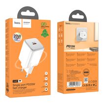 СЗУ HOCO N40 Mighty (1xType-C, PD20W, белый)