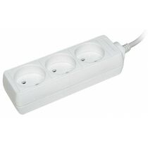 Сетевой фильтр 3 м IEK WYP10-16-03-03-Z-N, 16 А, 3500 Вт, 3 розетки, белый (WYP10-16-03-03-Z-N)