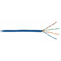 Кабель Cu UTP, Внутренний, 4x2x0.47, бухта 305м., Cat5e, NetLan (EC-UU004-5E-PVC-BL)