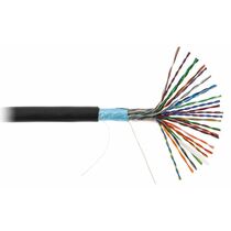 Кабель Cu FTP, Внешний, 25x2x0.47, бухта 305м., Cat5, NetLan (EC-UF025-5-PE-BK-3)