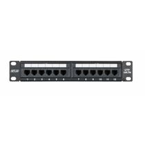 Патч-панель 10", 12 портов, категория 5e, неэкранированная, NetLan (EC-URP-12-UD2)
