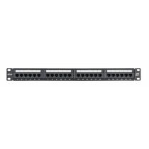 Патч-панель 19" 1U, 24 порта, категория 6, неэкранированная, NetLan (EC-URP-24-UE2)