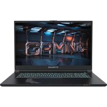 Ноутбук Gigabyte 17,3"/ Intel i5-12500H (2.5GHz до 4.5GHz)/ 16Гб/ SSD 512Гб/ GeForce RTX 4050 6Gb (1920x1080) IPS/ No ODD/ DOS/ Черный G7 MF (MF-E2KZ213SD)