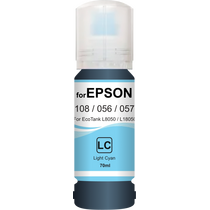 Чернила Epson EcoTank 108/ 056/ 057 (T09C54A) (L8050/ L18050/ L8058/ L18058) Light Cyan 70мл. Revcol