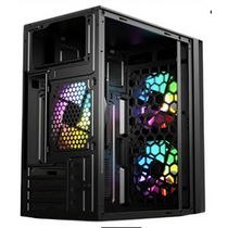 Корпус YGT Mini-Tower M3 (500W, 2xUSB2.0, Стекло, Max VGA 310mm, Max CPU 150mm) M3 BLACK 500W