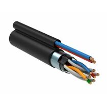 Кабель Cu FTP, Внешний с силовым кабелем, 4x2x0.51, бухта 305м., Cat5e, ITK (LC3-C5E04-379)