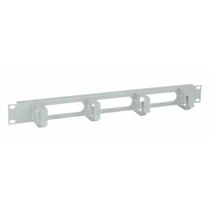 Организатор кабельный 19" 1U, металлический, 4 кольца, серый  ITK (CO35-1M4RM)