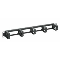 Организатор кабельный 19" 1U, металлический, 5 колец, черный ITK (CO05-1M5RM)