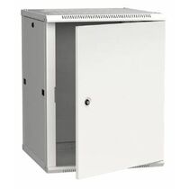 Шкаф настенный телекоммуникационный 19" 18U, Ш600xВ900xГ600, передняя дверь - металл, серый ITK (LWR3-18U66-MF)