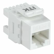 Розеточный модуль Keystone Jack 8P8C (RJ-45) UTP 110 IDC, Cat.5e 180° (CS1-1C5EU-12)