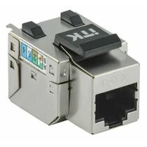 Розеточный модуль Keystone Jack 8P8C (RJ-45) FTP 110 IDC, Cat.6 90° (CS1-1C06F-11)