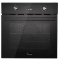 Электрический духовой шкаф EVELUX EO 640 PB черный ( объем - 65 л. t -300°)