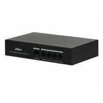 Неуправляемый POE-коммутатор 04 порта: Dahua DH-PFS3005-4ET-36 (04 портаХ10/ 100 Мбит/ сек) PoE‑бюджет 36 Вт, корпус - металл