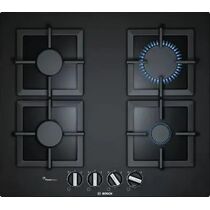 Газовая варочная панель Bosch PPP6A6B20 черный (конфорок -  4 шт, панель - закаленное стекло, 59x52 см)
