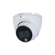 Видеокамера аналоговая 5 Mp уличная Dahua купольная, f: 2.8 мм, 2880*1620, ИК: 20 м, LED:20 м, микрофон (DH-HAC-HDW1500TLMP-IL-A-0280B-S2)