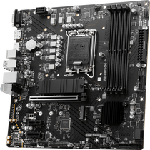 Материнская плата Msi LGA1700: PRO B760M-P 4xDDR5 mATX AC`97 8ch(7.1) GbLAN+VGA+HDMI+DP