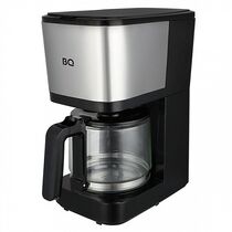 Кофеварка капельная BQ CM2007 черный/ серебристый (750 Вт, молотый, 1250 мл)