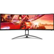 Монитор 48.8 " AOC AG493UCX2 черный (VA, 5120x1440, 165 Гц, 1 ms, 400 cd/ m2, 3000:1, audio: 2х5 Вт, DPх1, HDMIх3)