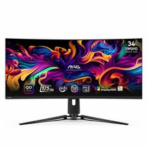 Монитор 34" MSI MAG 341CQP QD-OLED черный (OLED, 3440х1440, 175 Гц, 0,03 ms, 250 cd/ m2, DPх1, HDMIх2)