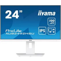 Монитор 23.8" Iiyama XUB2492HSU-W6 белый (IPS, 1920х1080, 100 Гц, 0,4 ms, 250 cd/ m2, 1300:1, DPх1, HDMIх1)