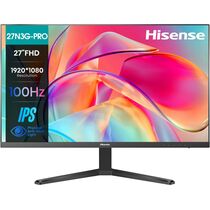 Монитор 27" HISENSE 27N3G-PRO черный (IPS, 1920х1080, 100 Гц, 5 ms, 250 cd/ m2, HDMIх1, VGAх1)