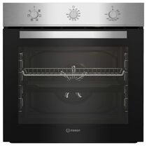 Электрический духовой шкаф Indesit IFE 3634 IX нержавеющая сталь/ черный (объем - 73 л, t -250°)