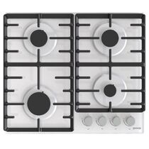 Газовая варочная панель Gorenje GT642AXW белый (конфорок - 4 шт, панель - закаленное стекло, 56x49 см)