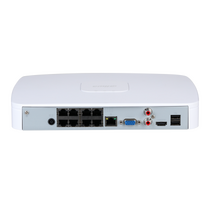 Видеорегистратор IP 8-канальный Dahua 8 портов POE, бюджет 72 Вт, HDD до 20Tb (DHI-NVR4108-8P-4KS3)