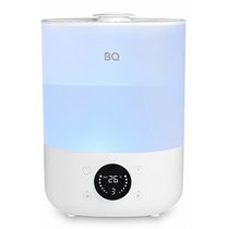 Увлажнитель воздуха BQ HDR1009 белый (объем - 4,0 л,  площадь - 20 м²,  управление: сенсорное,  расход воды - 300 мл/ ч)