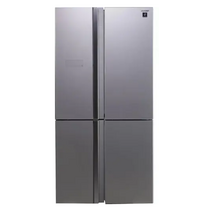 Холодильник Sharp SJFS97VSL, серебристый, No Frost, высота - 183 см, ширина - 89.2, дисплей да, нулевая зона да, A
