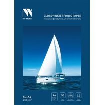 Фотобумага NV Print, А4, 230 гр/ м2, 50л, NVP-230GlA4s50, глянцевая, односторонняя, для струйной печати