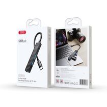 Разветвитель USB -XO- HUB014A microUSB 3.0, 2 порта + 2*microSD (6920680844869)