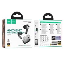 TWS наушники HOCO EQ16 Shine, внутриканальные, шумоподавление, микрофон, дисплей, черный (6942007619103)