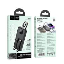 Внешний аккумулятор 10000mAh HOCOJ132A Sabio, USB x1, Type-C x1, USB 18W x1, Type-C PD20 x1, QC3.0, дисплей, пластик, черный