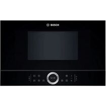 Микроволновая печь встраиваемая Bosch BFL634GB1 черный (21 л, мощность - 900 Вт, электронное)
