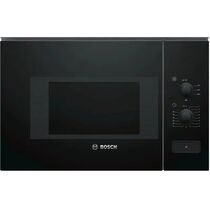 Микроволновая печь встраиваемая Bosch BFL520MB0 черный ( 20 л, мощность - 800 Вт, механическое)