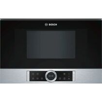 Микроволновая печь встраиваемая Bosch BFR634GS1 черный (21 л, мощность - 900 Вт, электронное)