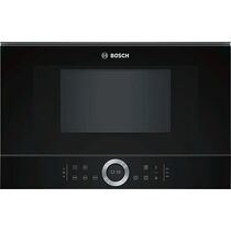 Микроволновая печь встраиваемая Bosch BFR634GB1 черный (21 л, мощность - 900 Вт, электронное)