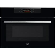 Микроволновая печь встраиваемая Electrolux KVMBE08X черный (45 л, мощность - 1000 Вт, электронное)