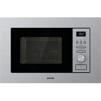 Микроволновая печь встраиваемая Gorenje BM201AG1X серебристый (20 л, мощность - 800 Вт, электронное)