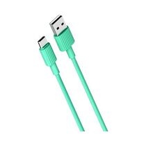 Кабель USB -XO- NB-P156 (Type-C, 1м, зеленый)