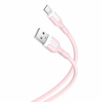 Кабель USB -XO- NB212 (Type-C, 1м, розовый)