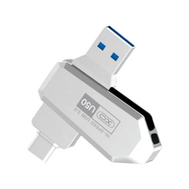 Флеш-накопитель -XO- 32Gb USB 3.0/ Type-C U50 Серебристый (6920680869138)