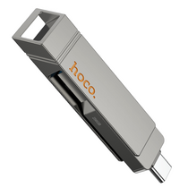 Флеш-накопитель HOCO 256Gb USB 3.2/ Type-C UD15 Clever Серый (6942007611565)
