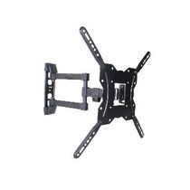 Крепление для ТВ наклонно-поворотное 22"-65" Kromax GALACTIC-40 нагрузка max 35 кг, наклон -3°/ +10°, поворот 180°, от стены 62-422 мм, чёрный